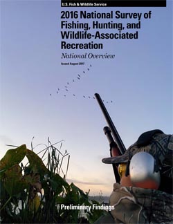 2016 National Fishing, Hunting, and Wildlife-Associated Recreation national survey